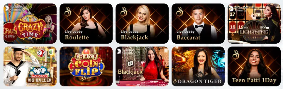 Giochi da casinò live PARKLANE CASINO