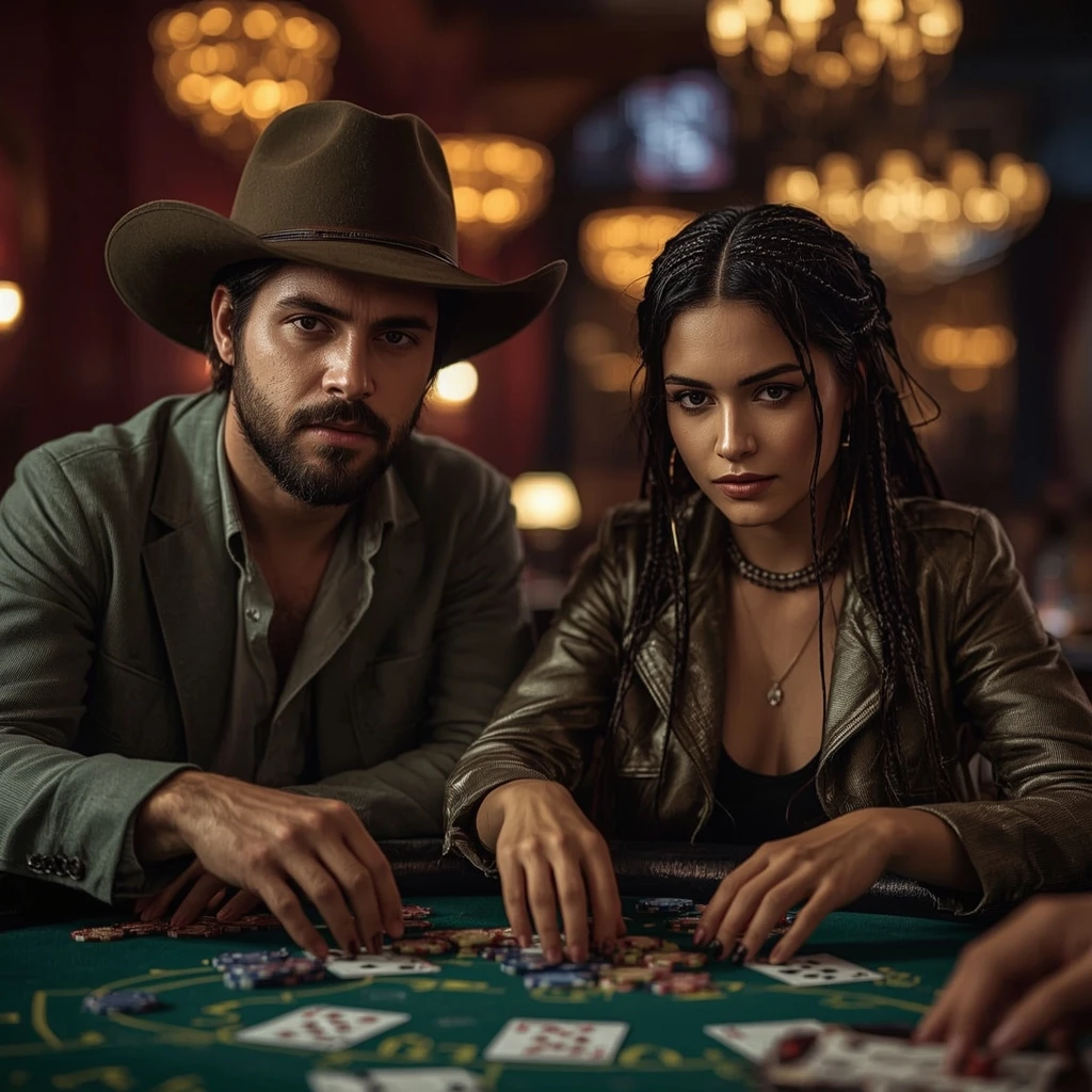 foto di due giocatori di poker PARKLANE CASINO