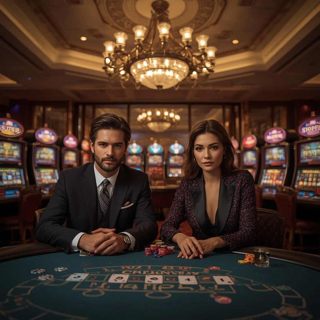Due giocatori di poker al PARKLANE CASINO